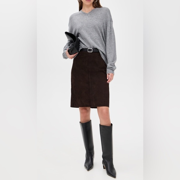 Vintage Gap Suede Skirt - Picture 1 of 10